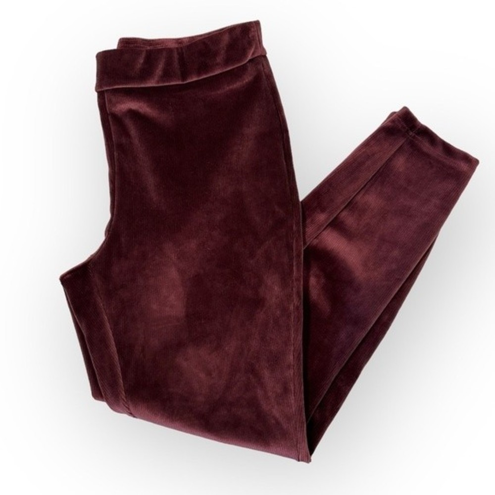 Nanette Lepore Ribbed Velour Legging Pants Women’s Large